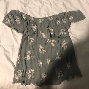 Off the shoulder shirt